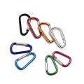 Factory Price Camping Hiking  Aluminum Alloy D Ring Snap Hook Carabiner Hook for Climbing